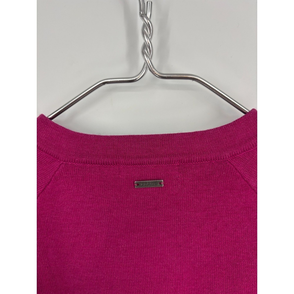 PrAna Sweater Womens XL Pink Purple Mariana Pullover Wool Blend Zip Neck - Picture 6 of 9